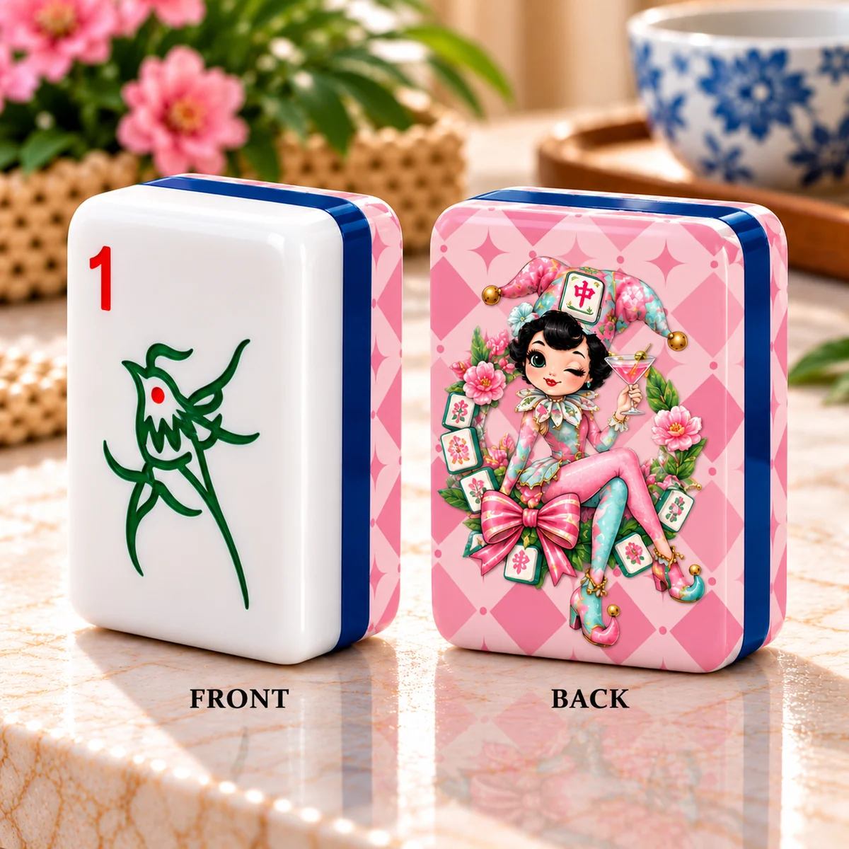Mahjie The Mascot Modtastic 3Layer Mini American Mahjong Set
