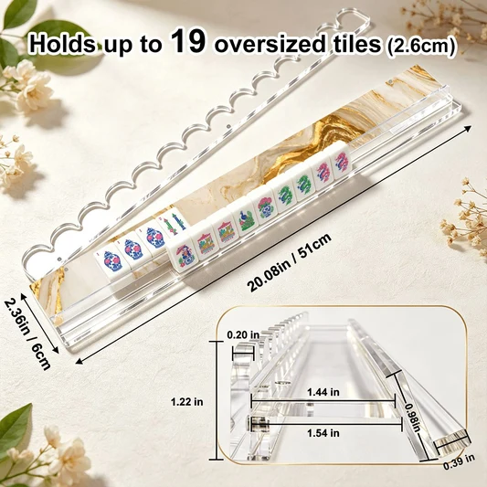 Mahjong Scalloped Racks