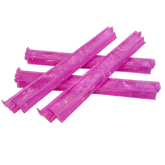 Rose Quartz Pink Mahjong Racks & Pushers – Set of 4 | 18.5"