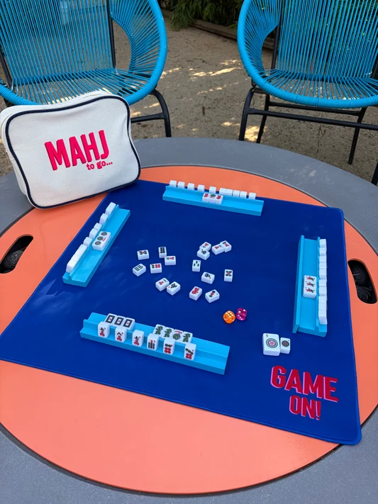 Canvas Preppy with Blue game mat