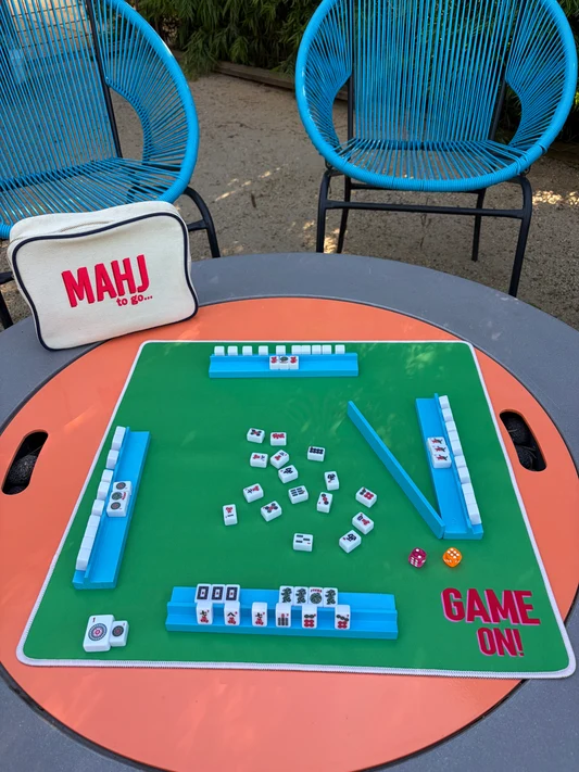Canvas Preppy with Green game mat