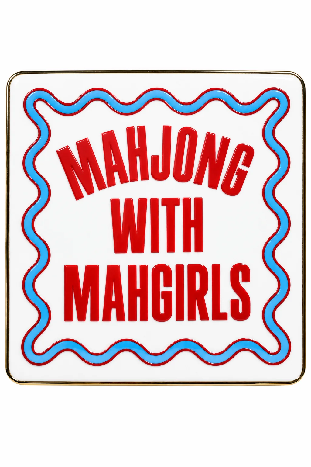 Mahjong with Mahgirls Porcelain Dice Dish