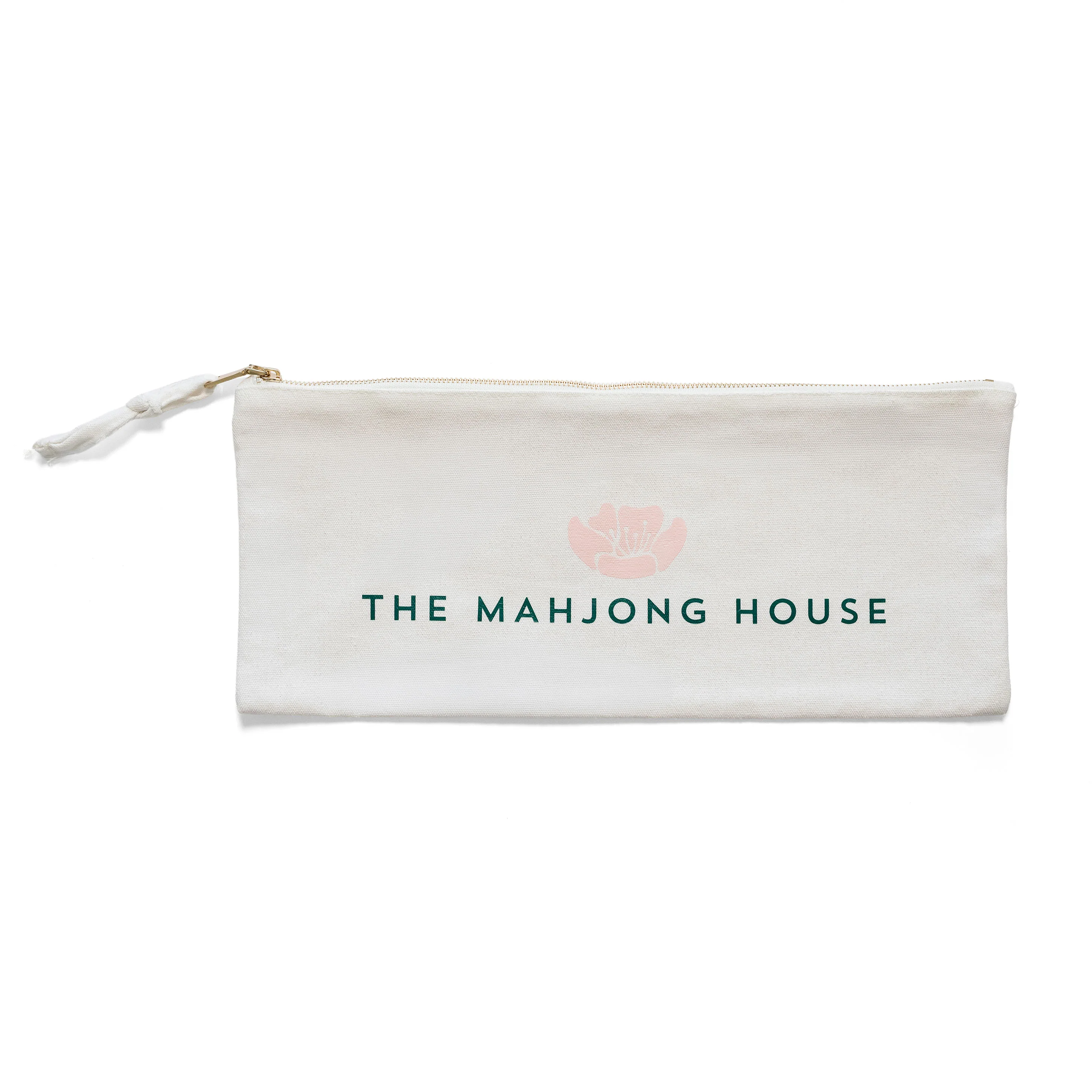 Canvas Zipper Rectangular Tile Bag