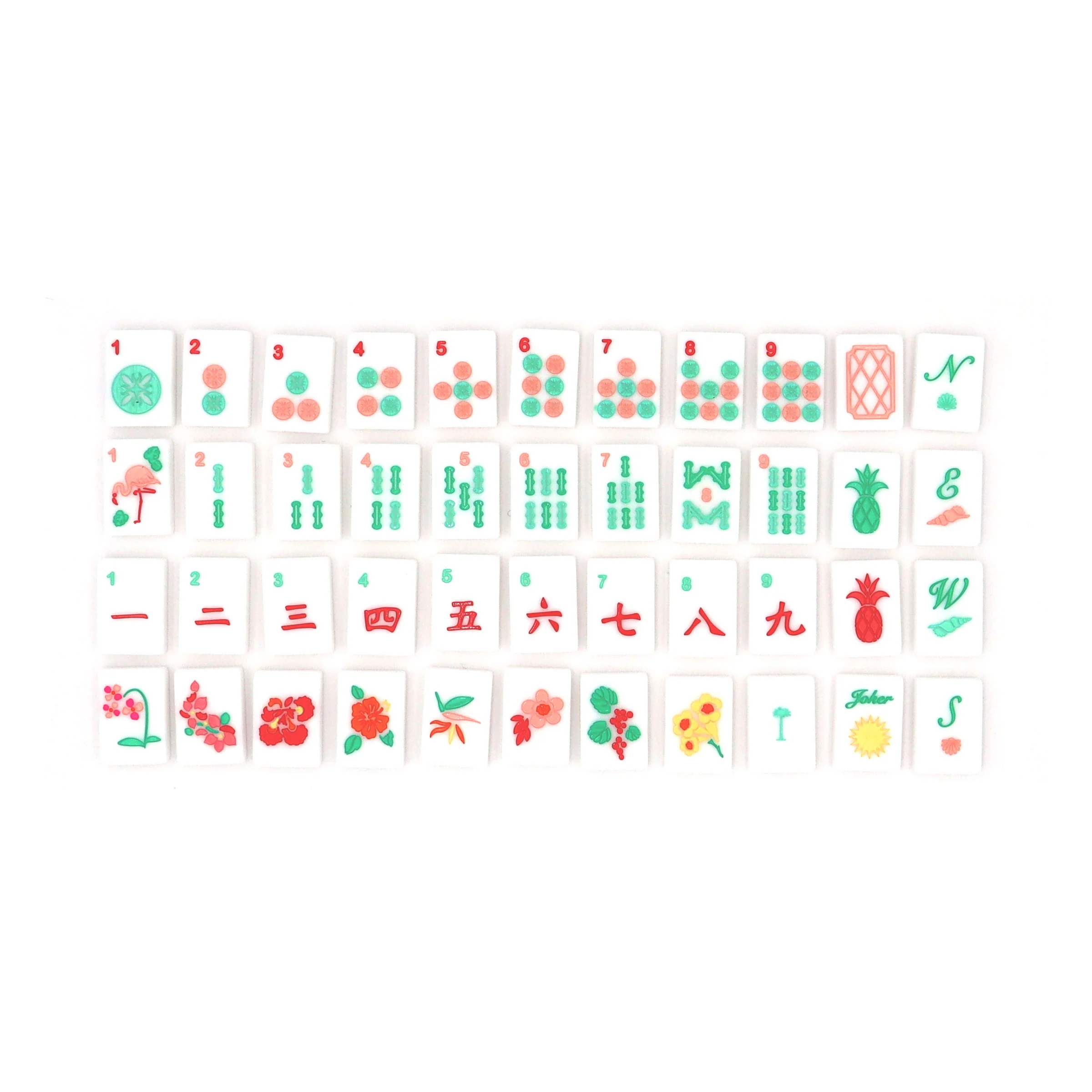 White Island Mahjong Tiles (40% off in cart, final sale)