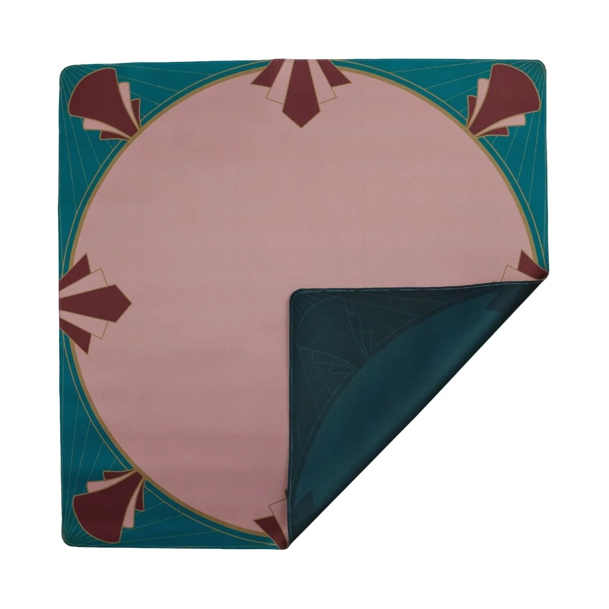 Deco Circle Double-Sided Mahjong Mat