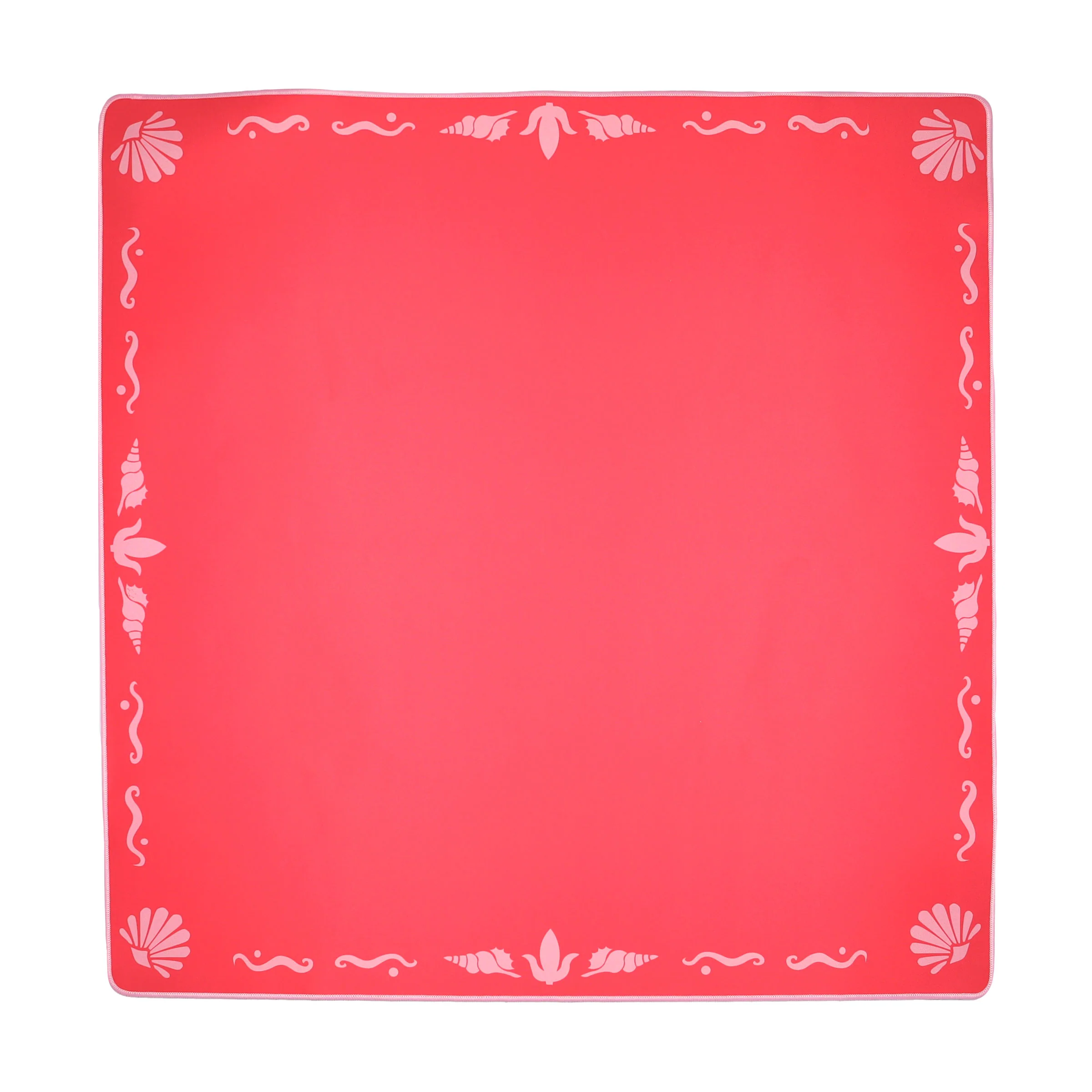 Hot Pink Island Border Mahjong Mat (40% off in cart, final sale)