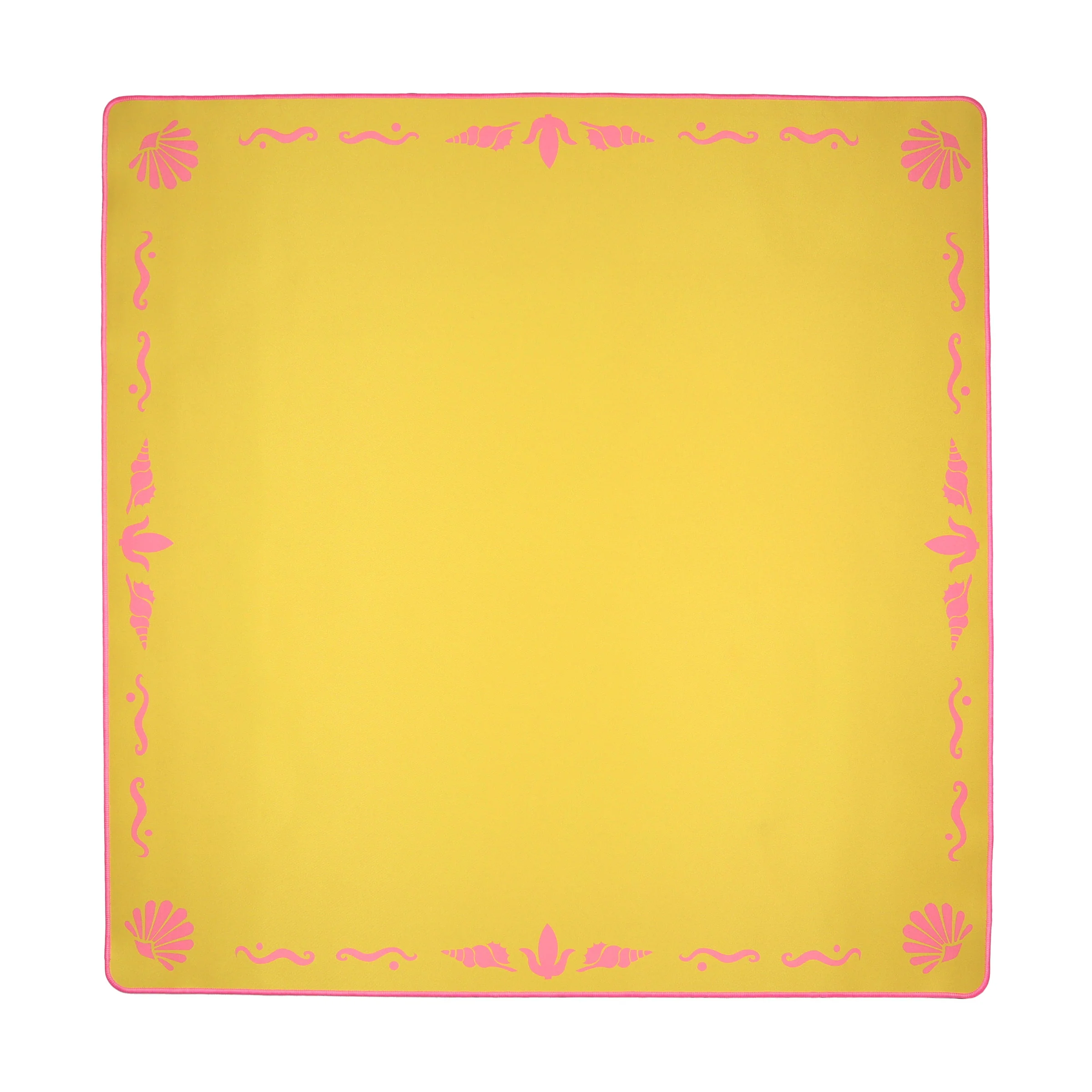 Yellow Island Border Mahjong Mat (40% off in cart, final sale)