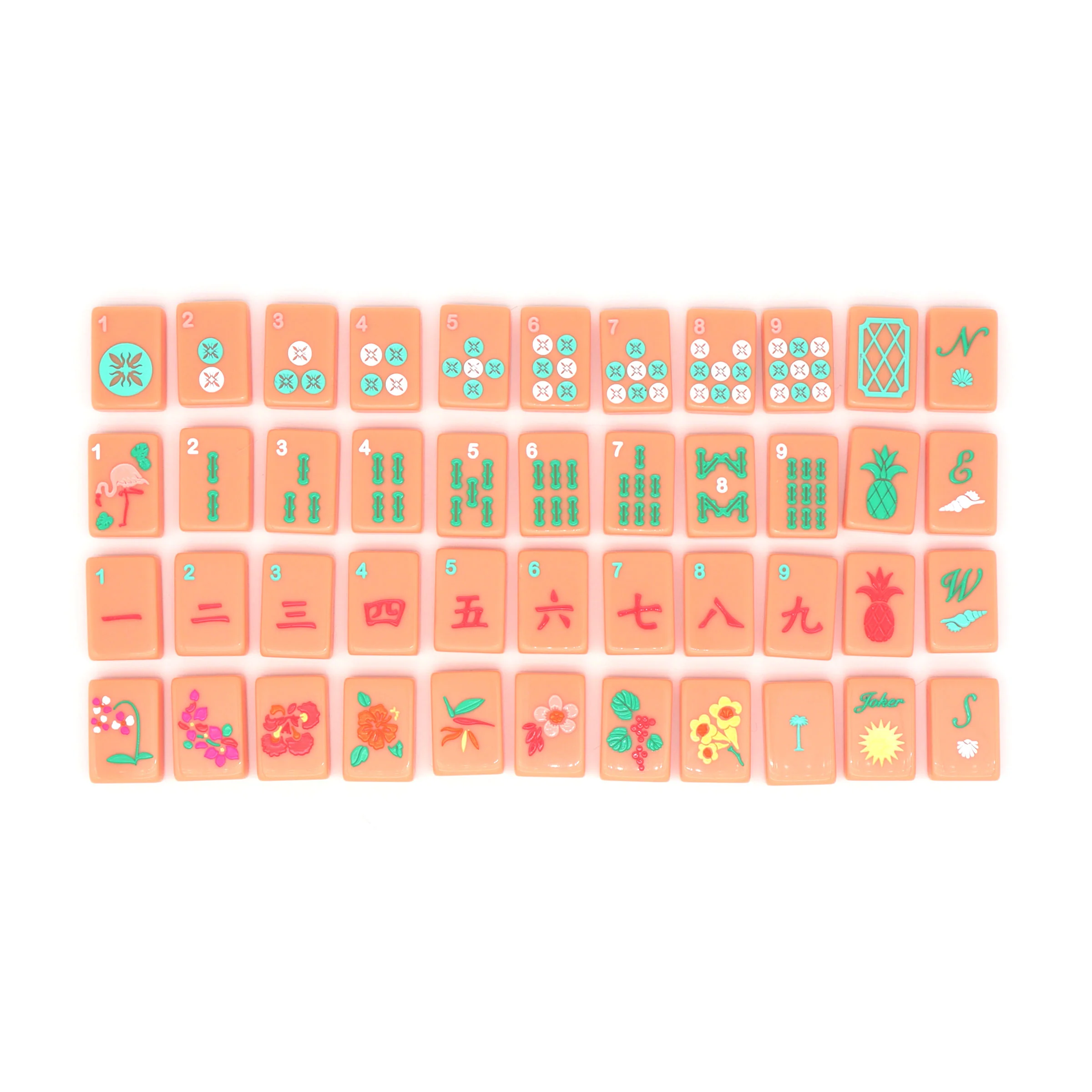 Salmon Island Mahjong Tiles (40% off in cart, final sale)