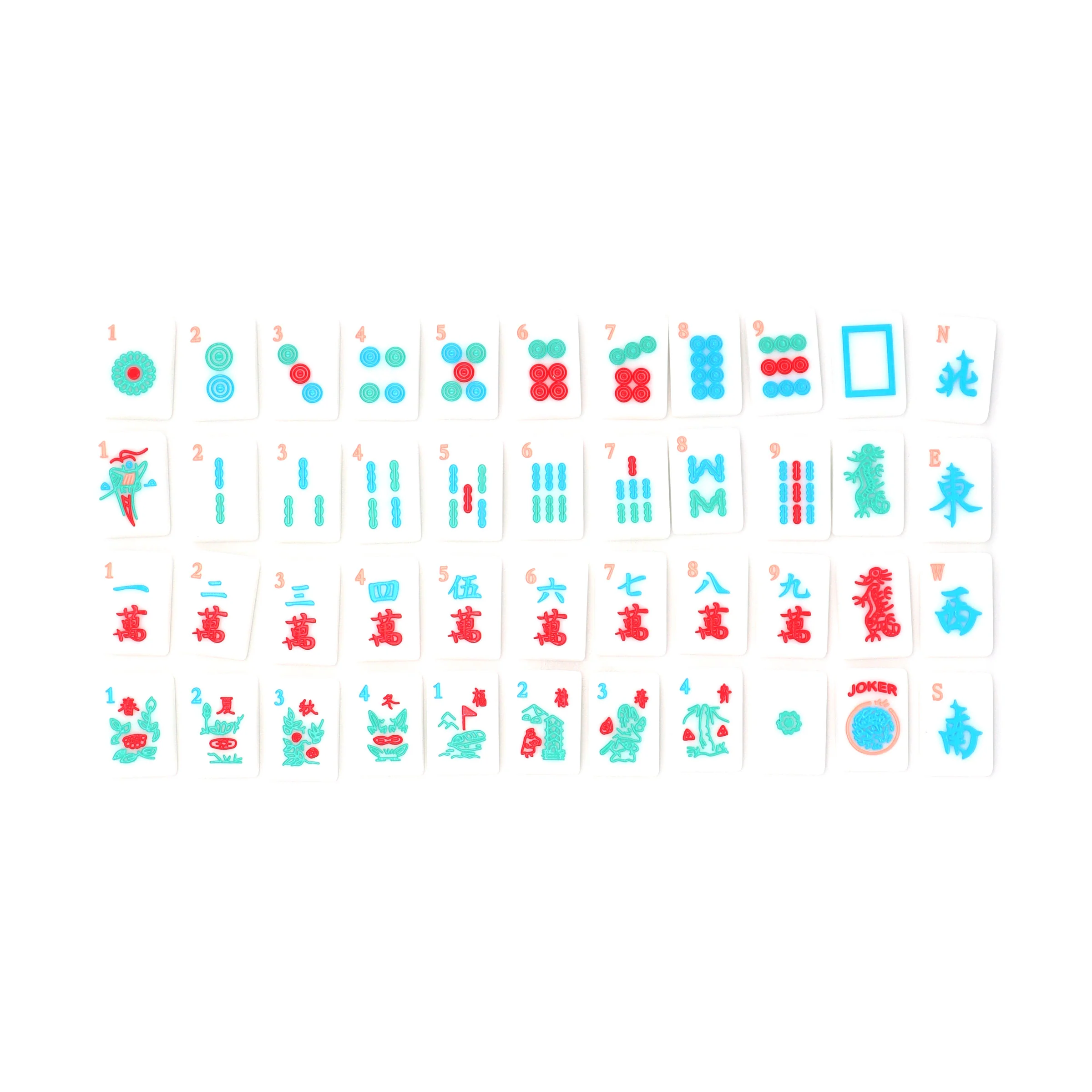 Classic Mahjong Tiles (40% off in cart, final sale)