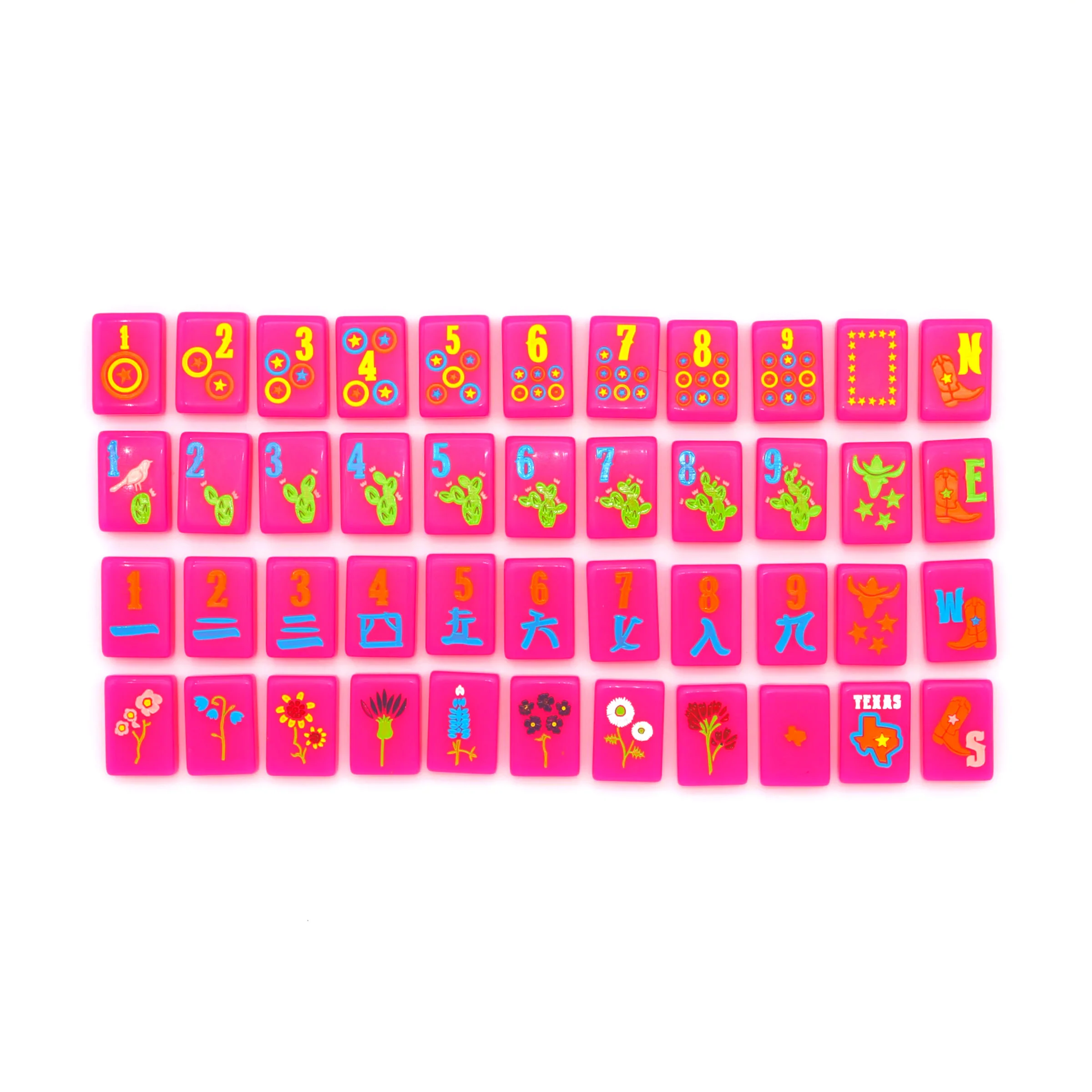 Hot Pink Texas Tiles (40% off in cart, final sale)