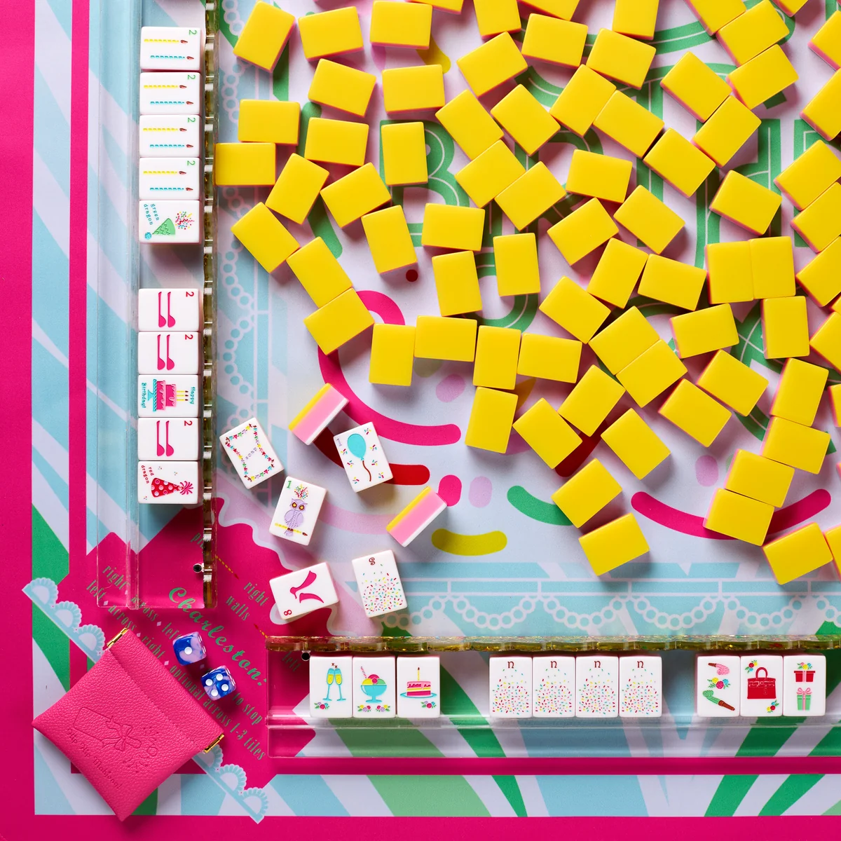 Birthday Mahjong Tiles