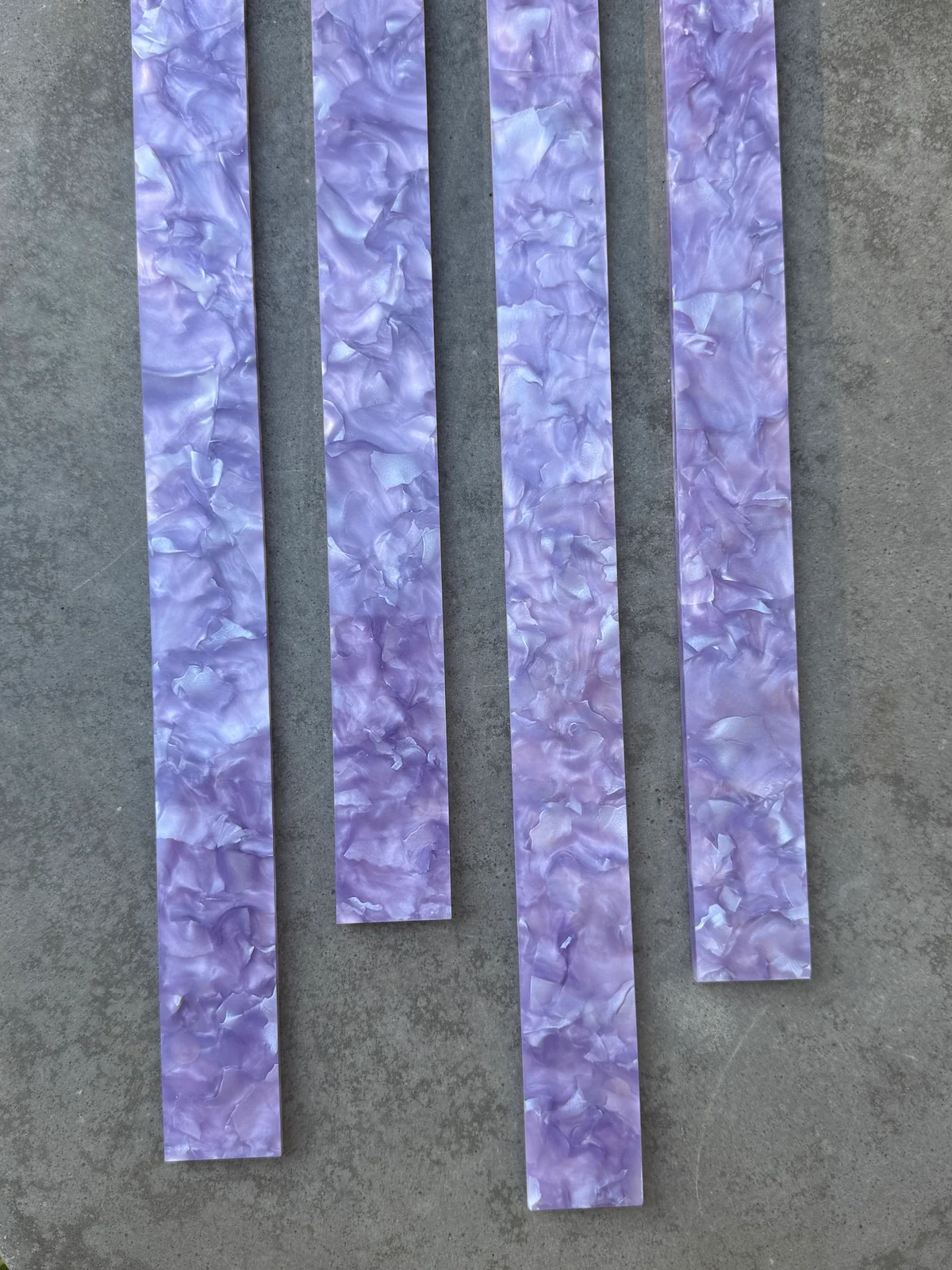 Purple Pearl Acrylic Pusher Add Ons (4)