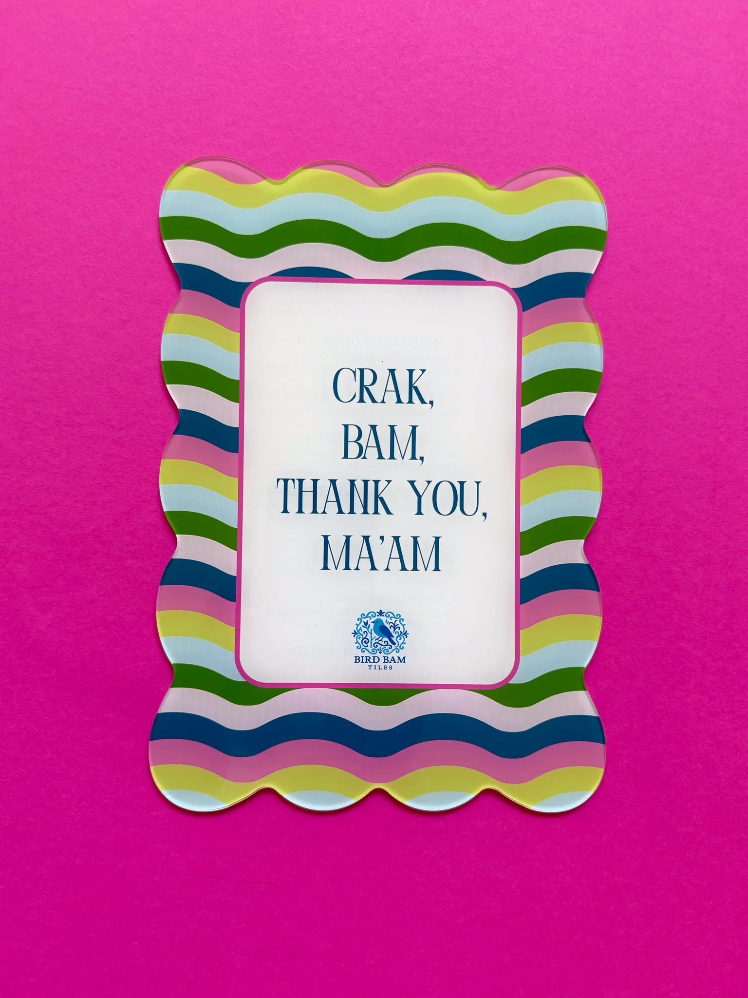 Crak Bam Thank You Ma'am Shuffle Cards | Set of 2