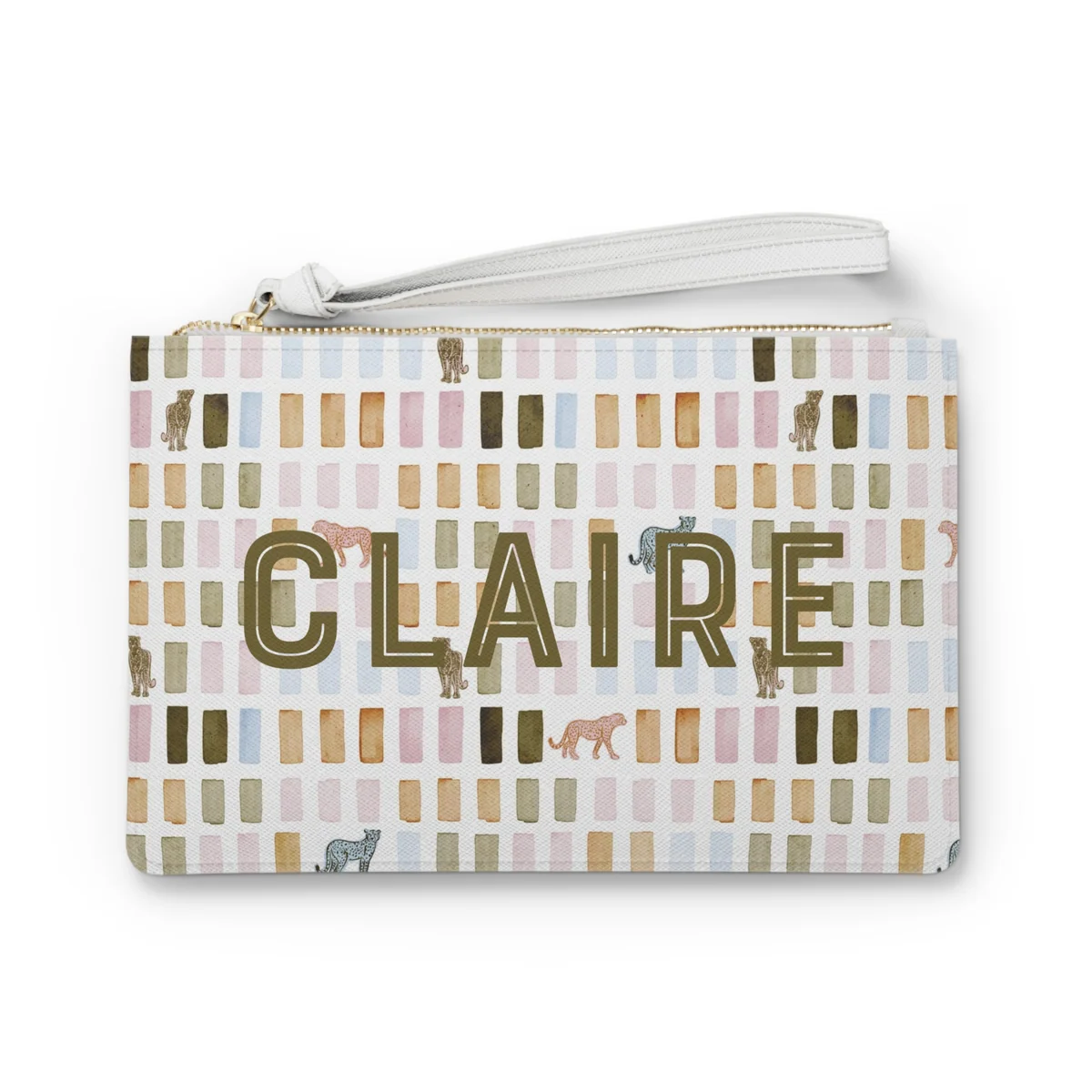 House Print Personalized Mahjong Card Holder