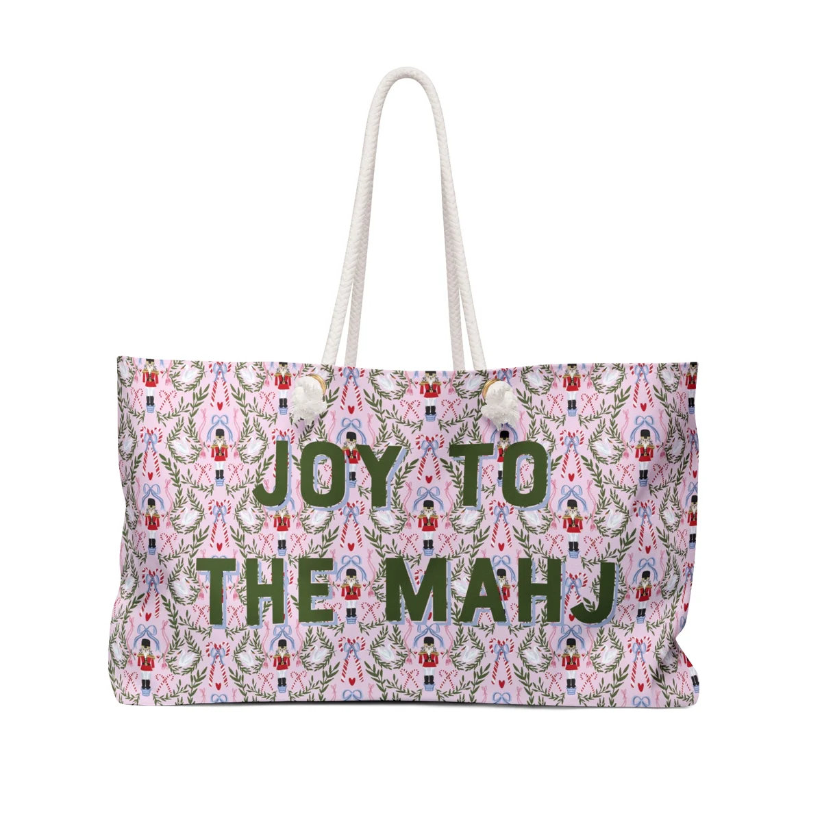 Joy to the Mahj Holiday Mahjong Bag in Nutcracker