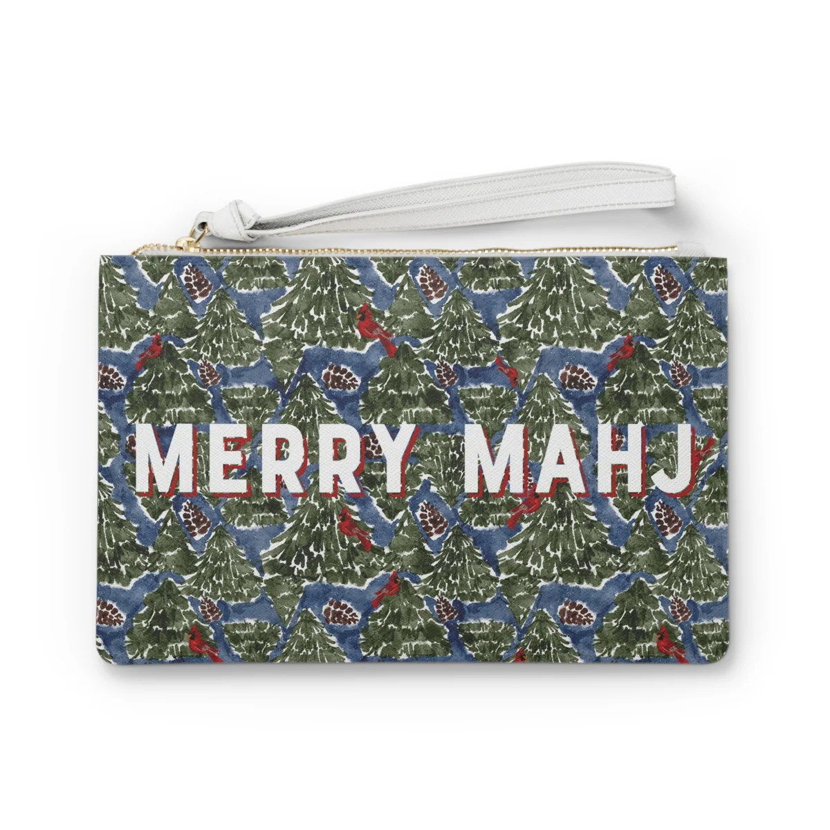 Merry Mahj Holiday Mahjong Card Holder in Merry Wood
