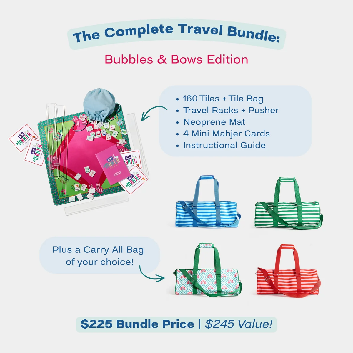 The Complete Travel Bundle: Bubbles & Bows Edition