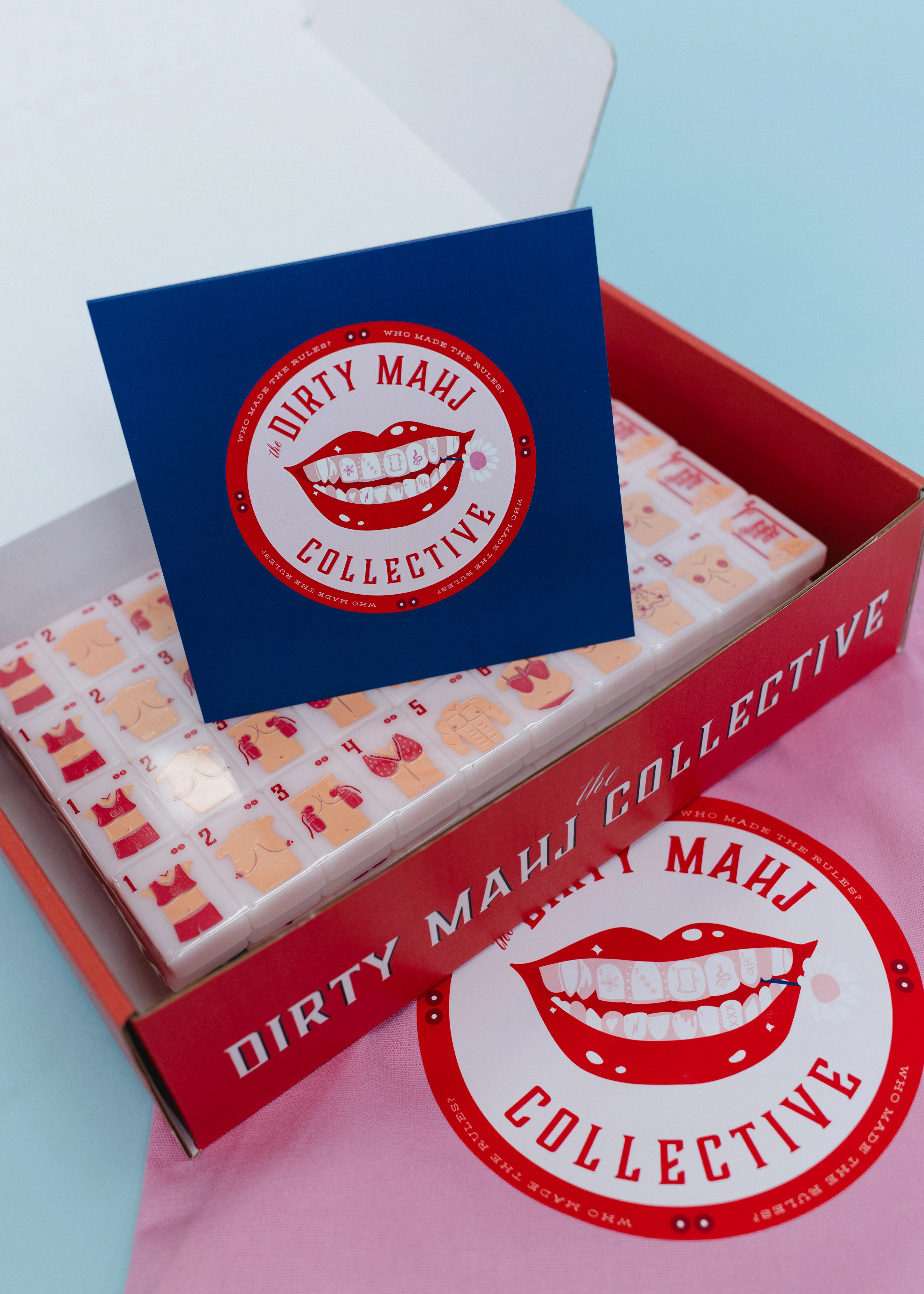 Dirty Mahj Bundle: Tiles & Mat