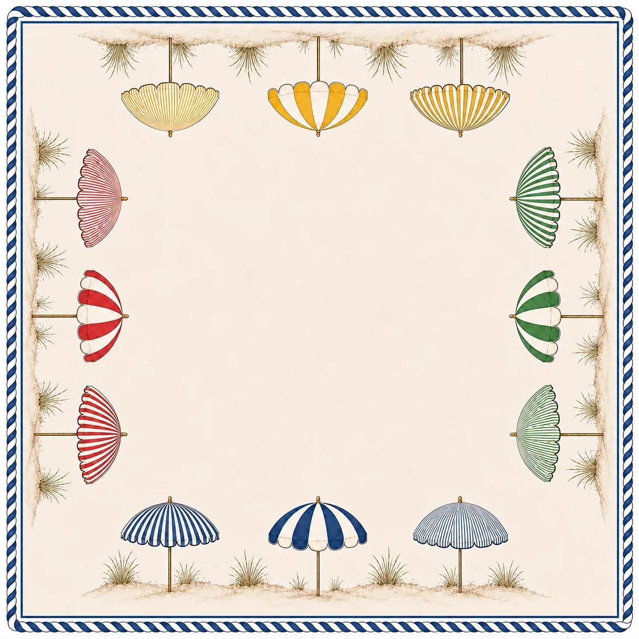 Jersey Shore Umbrella Mahjong Mat
