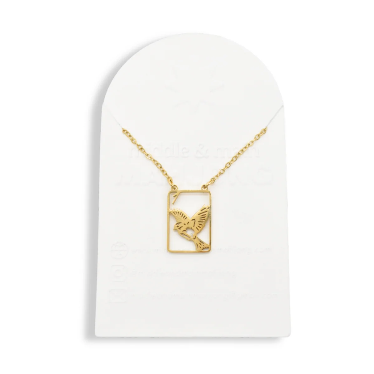 Filigree Sparrow One Bam Necklace