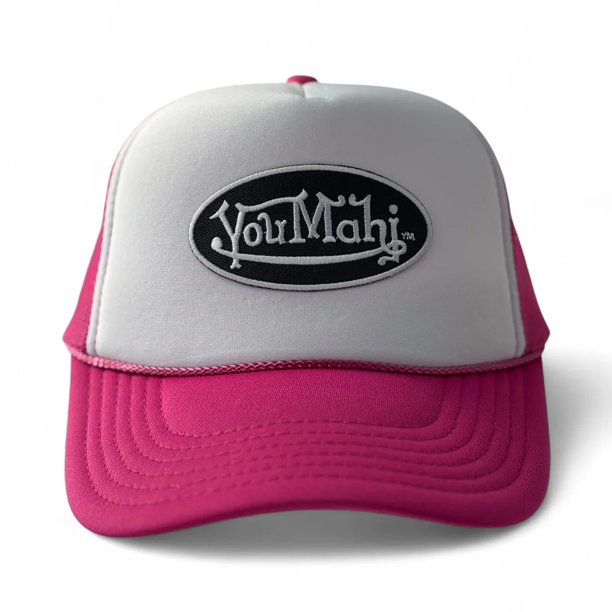 Homage Trucker Hat Pink/White