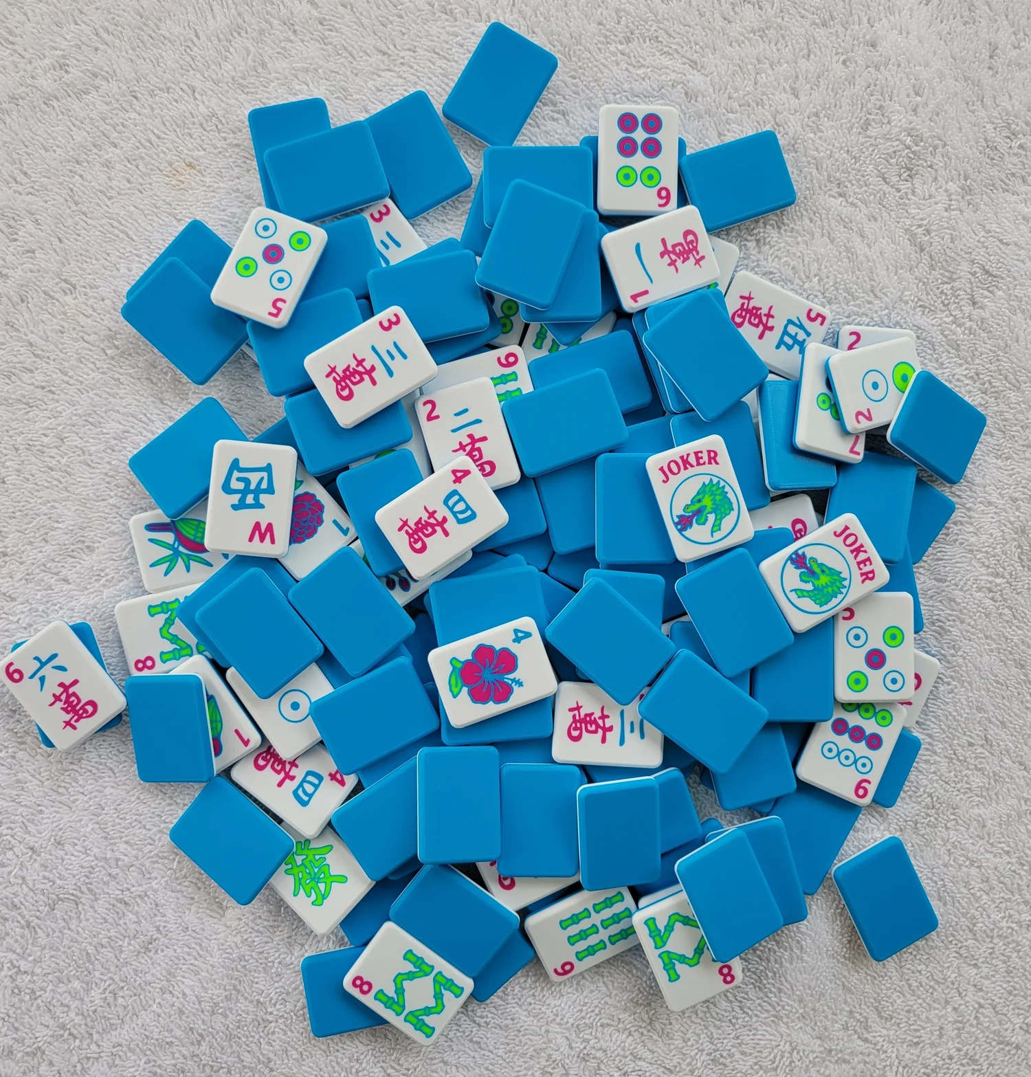 Harmony Compact 3D Printed Mah Jongg Tiles