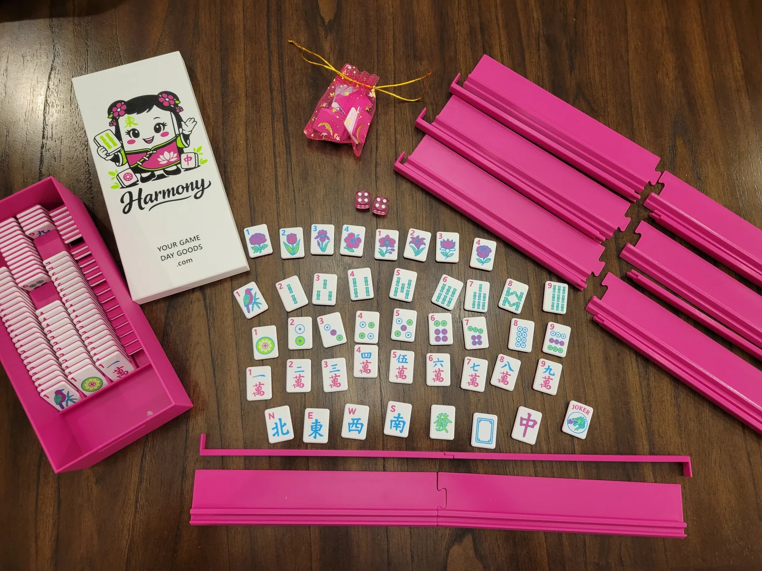 Harmony Compact 3D Printed Mah Jongg Tile Sets