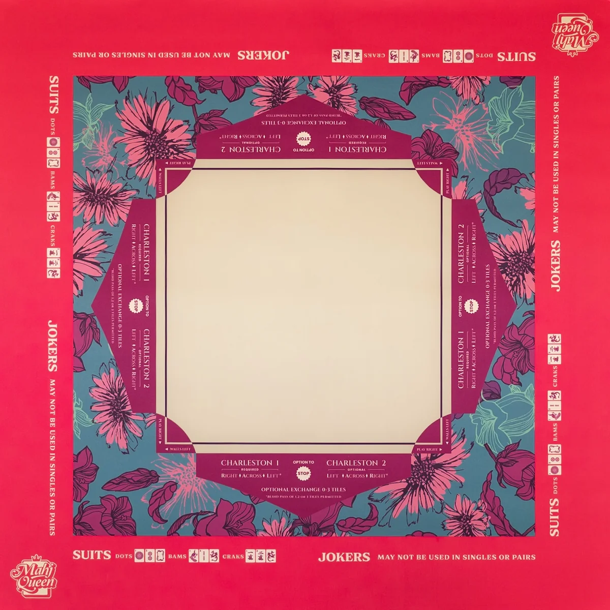 Queen’s Garden: Jewel Garden Mahjong Mat