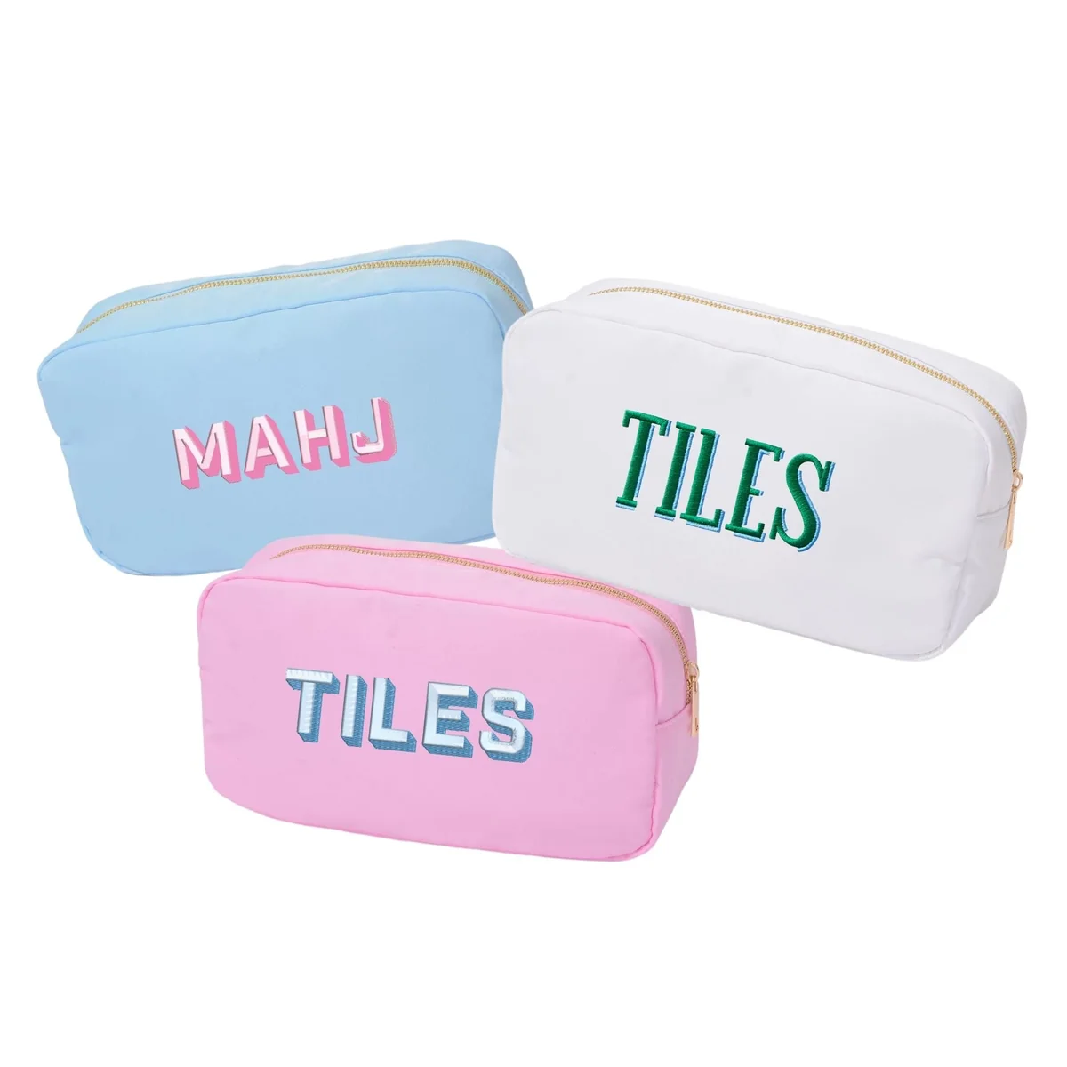 Mahjong Nylon Pouch