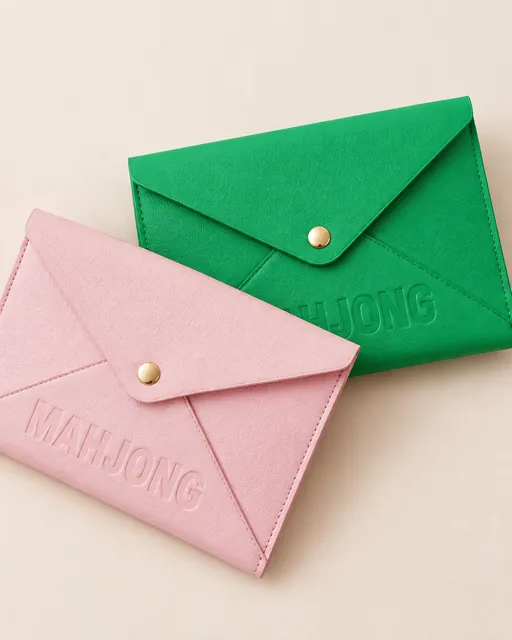 Leather Mahjong Card Covers