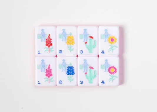 Miss Cowgirl Numbered Flower Tiles