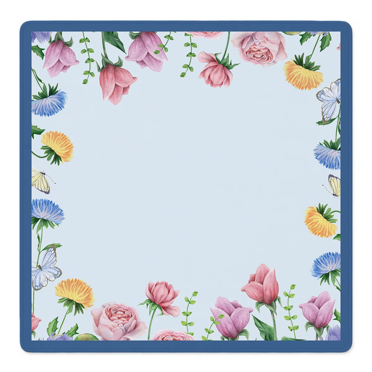 Mahjong by SI™ Full Bloom | Blue Mahjong Mat