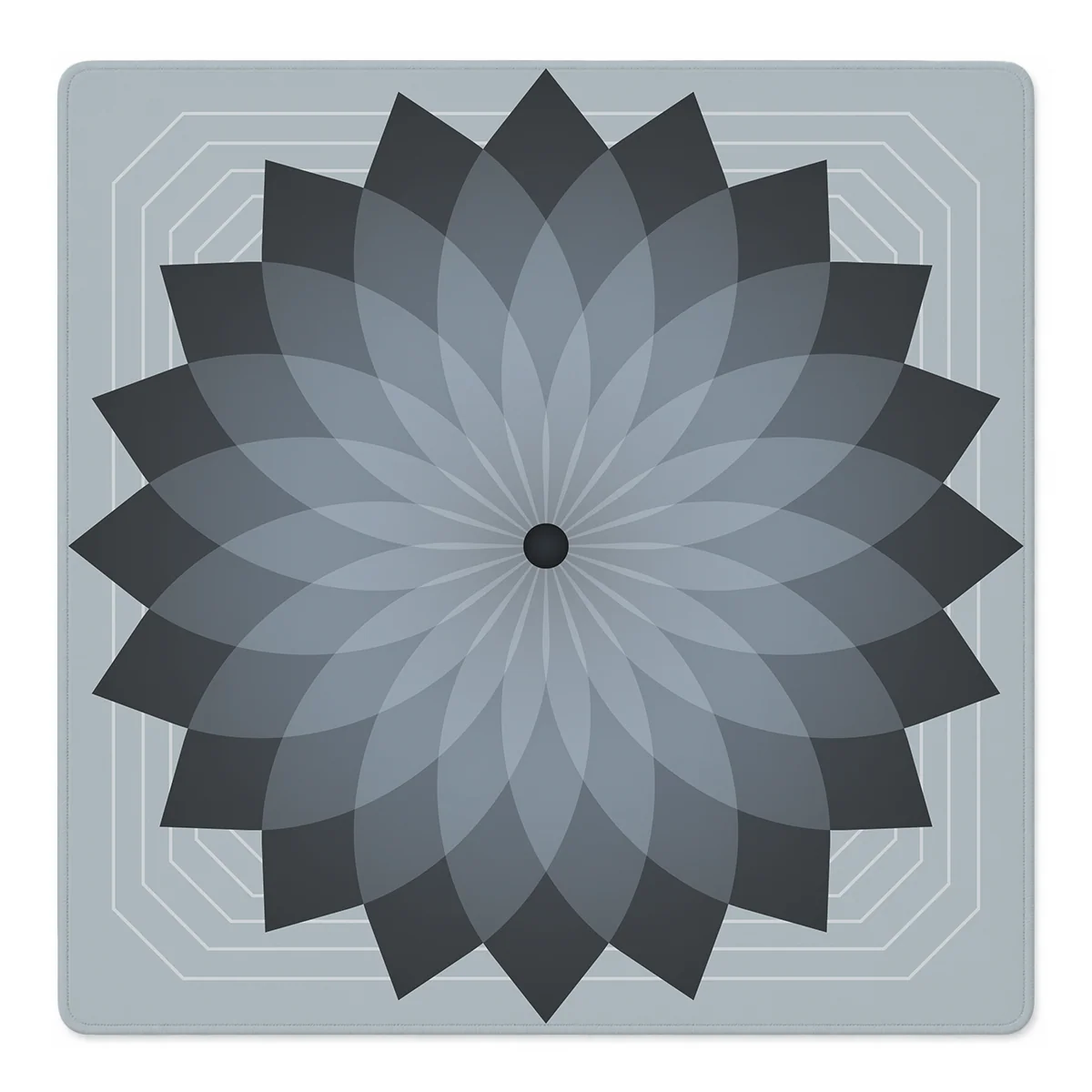 Mahjong by SI™ Eternal Mandala | Grey Mahjong Mat