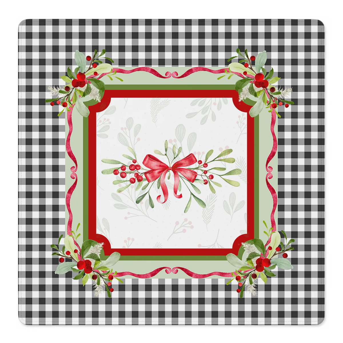 Mahjong by SI™ Plaid Tidings Mahjong Mat