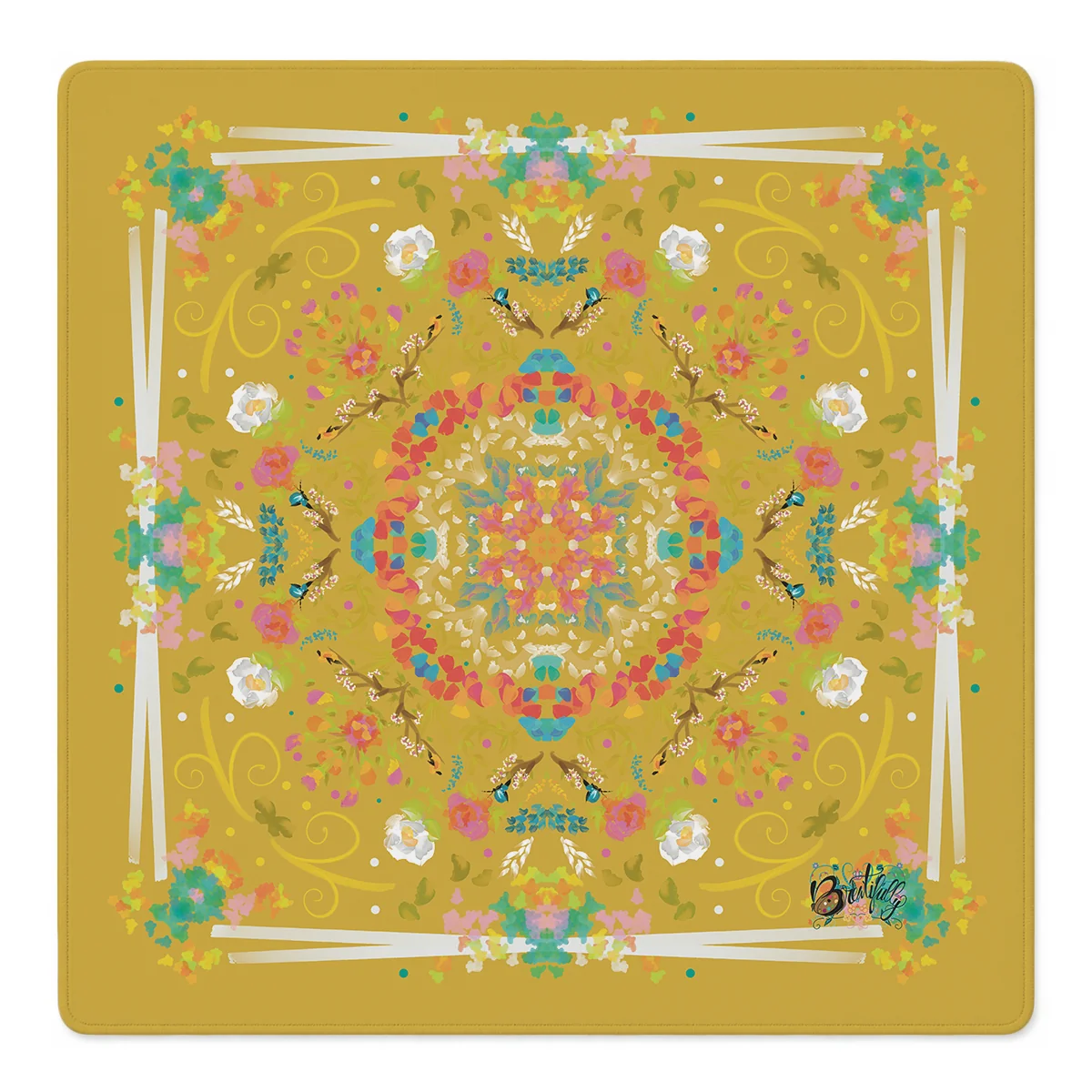 Golden Garden Tapestry