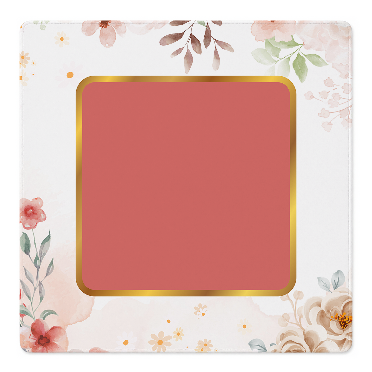 Mahjong by SI™ Gilded Garden | Red Mahjong Mat