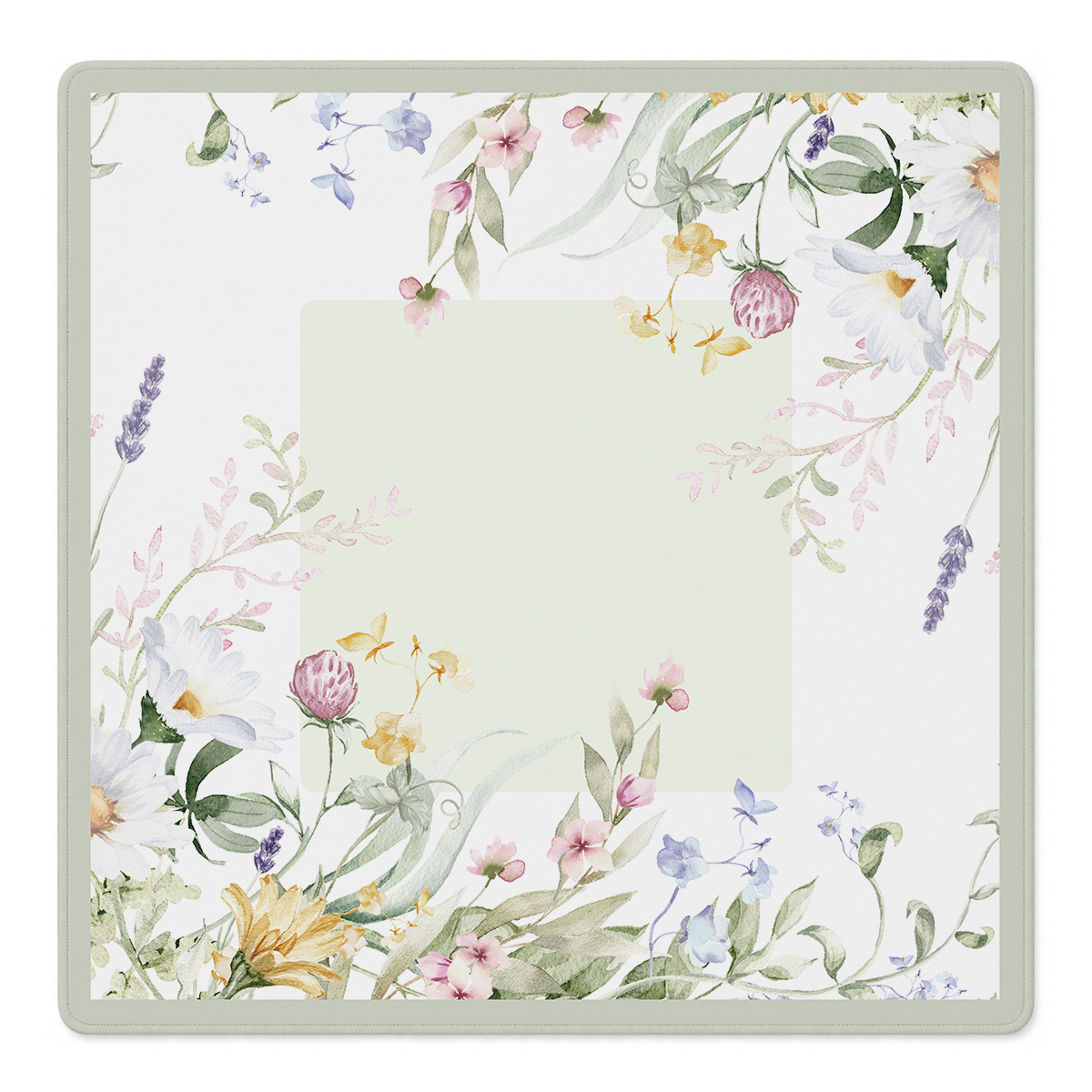 Mahjong by SI™ Bloom Service | Green Square Mahjong Mat