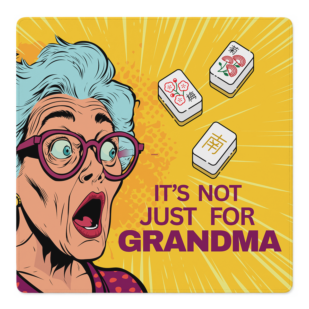 Mahjong by SI™ Grandma Goals Mahjong Mat