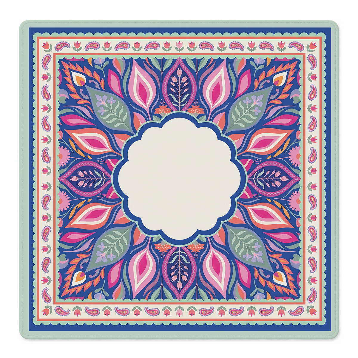 Mahjong by SI™ Paisley in Bloom Mahjong Mat