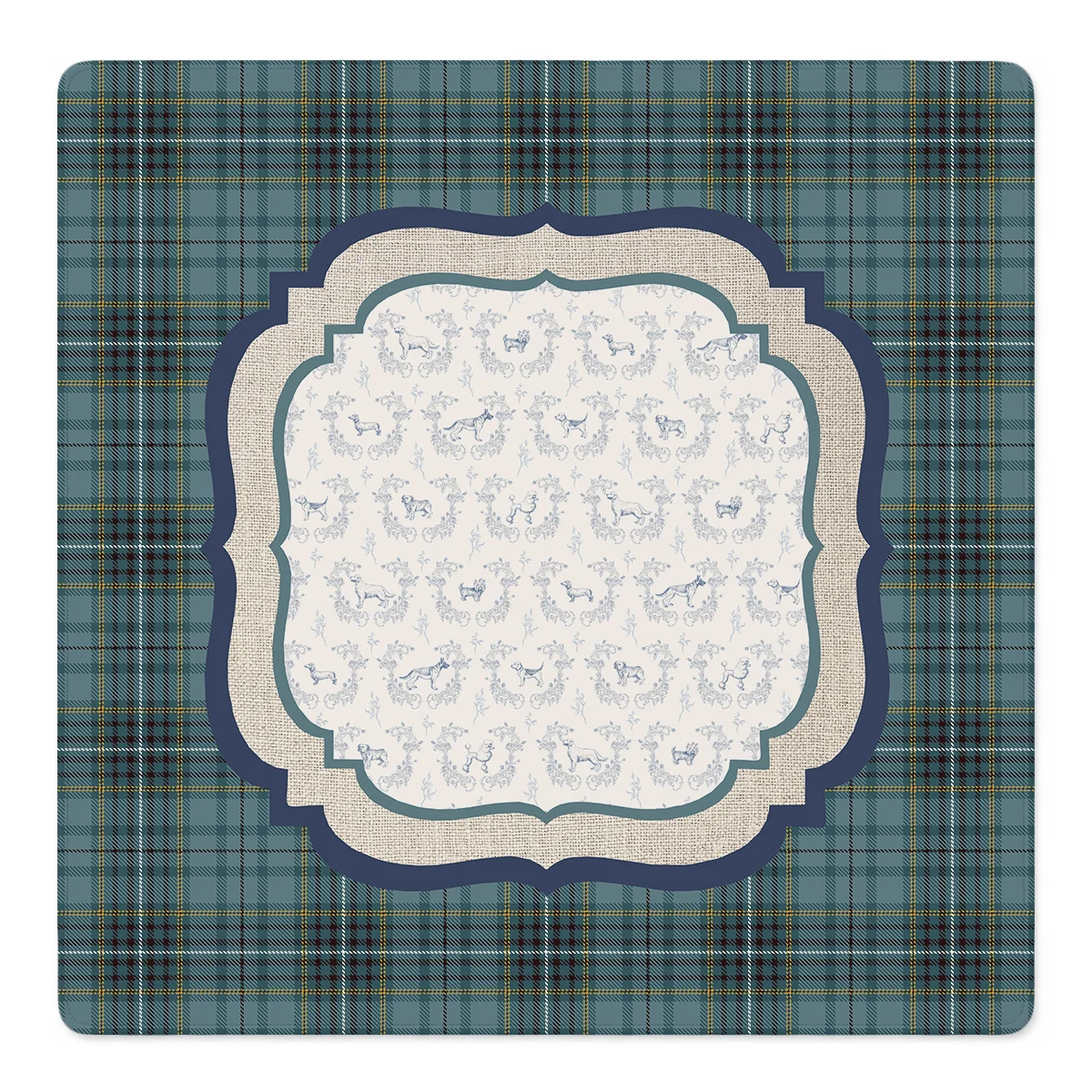 Mahjong by SI™ Tartan and Hound Mahjong Mat