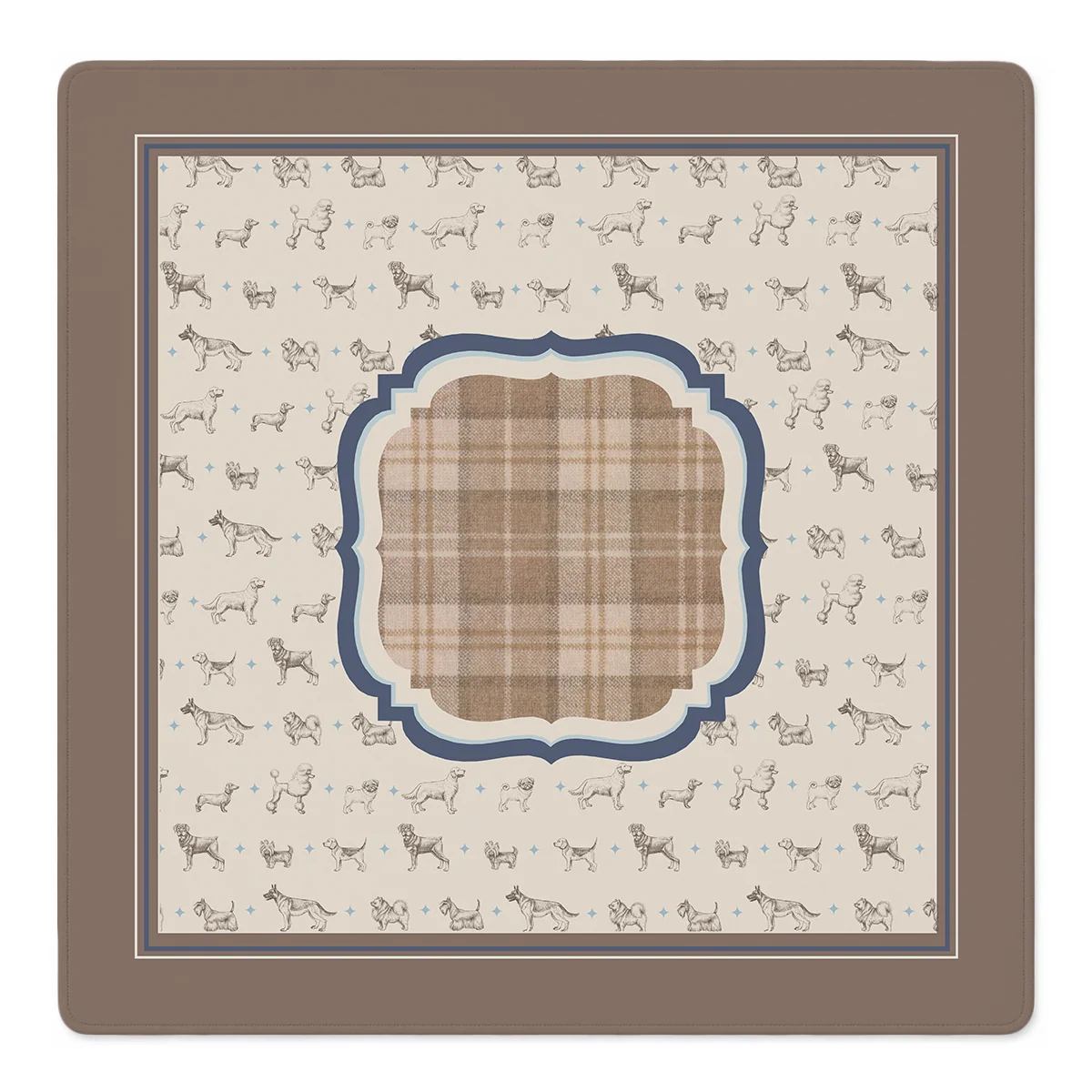 Best in Plaid Mahjong Mat