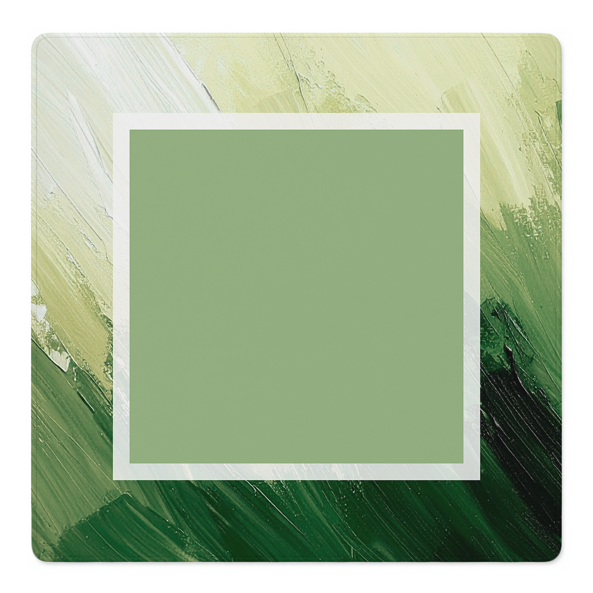 Mahjong by SI™ Blank Canvas | Green Square Mahjong Mat