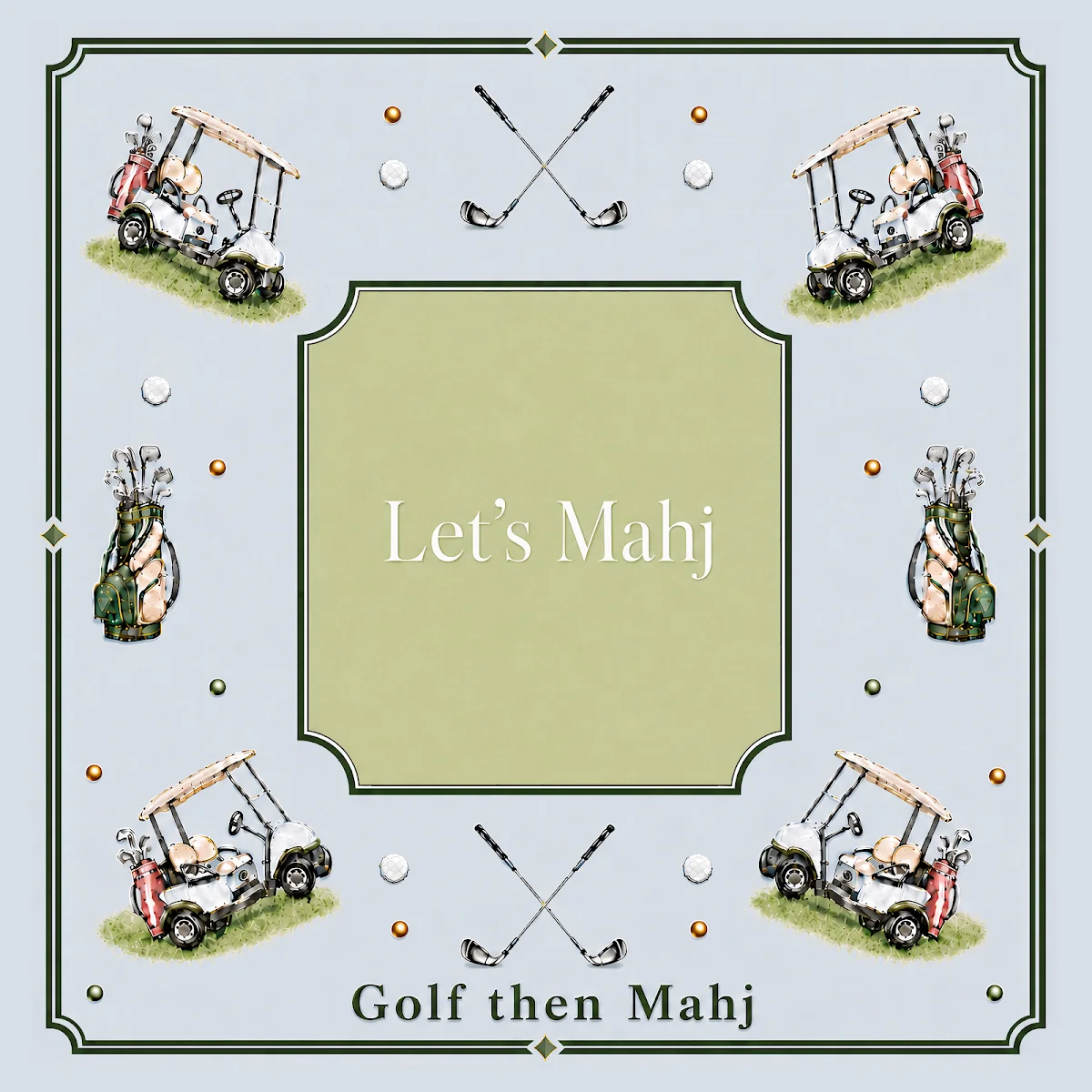 Golf Then Mahj