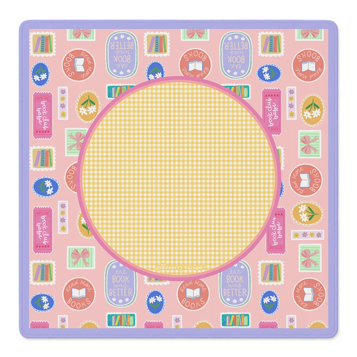 Bookish Stamps Mahjong Mat