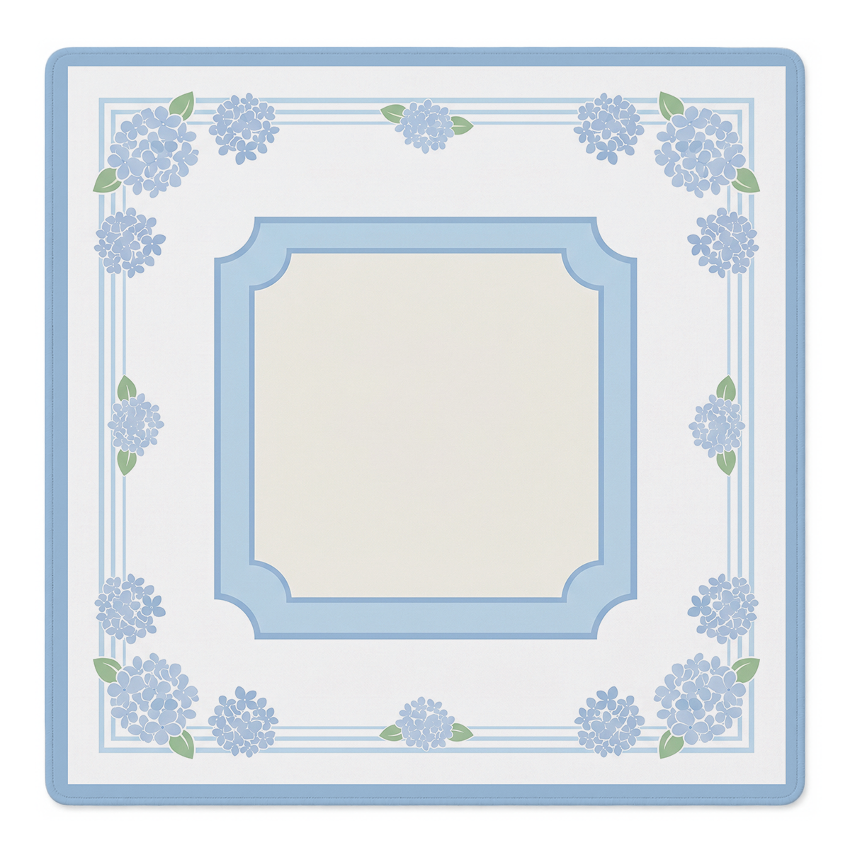 Mahjong by SI™ Blue Petals Forever Mahjong Mat