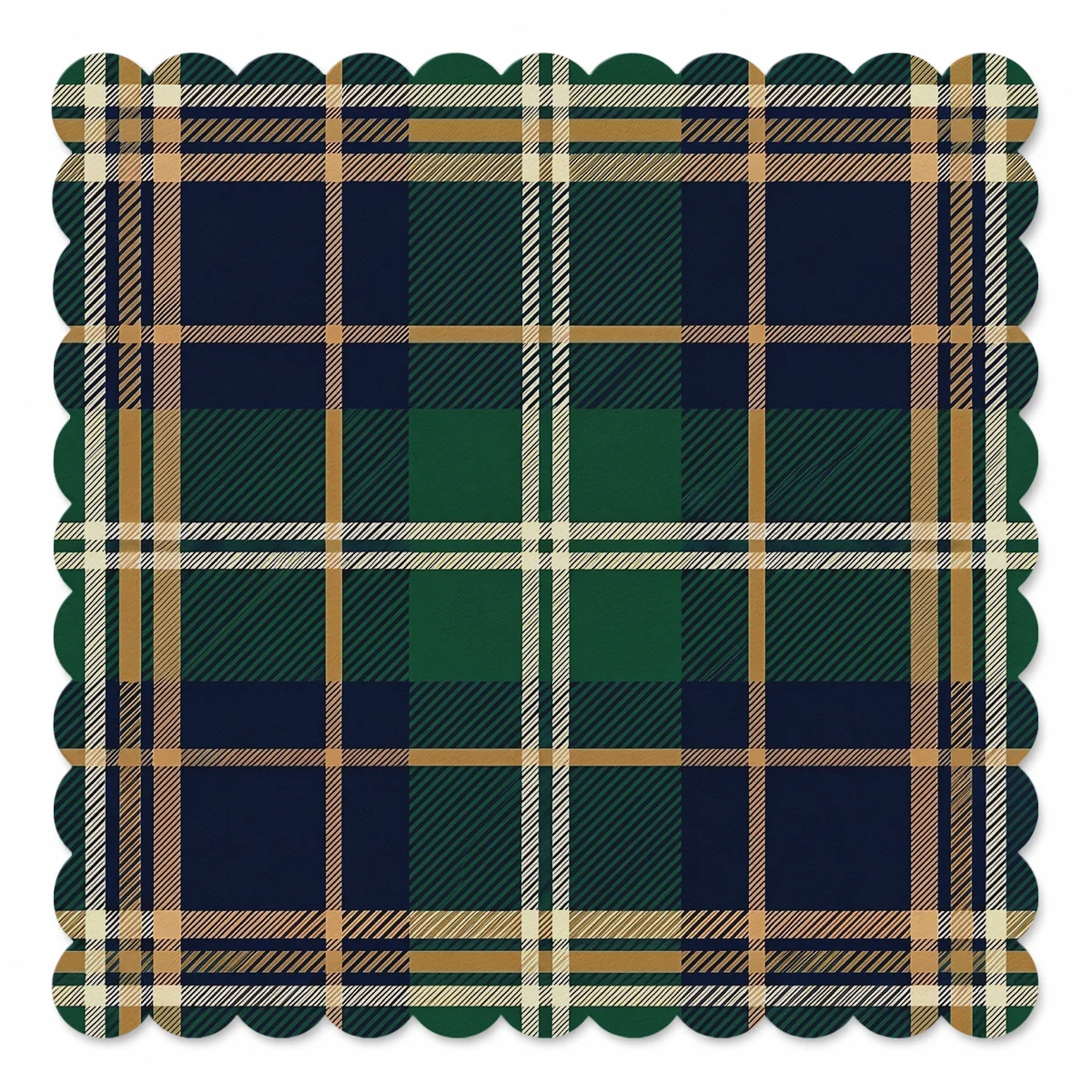 Highland Heritage Plaid - Scallop Leatherette