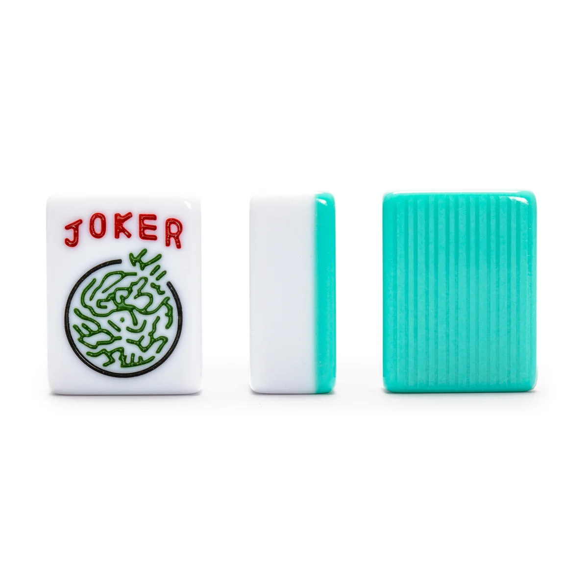 American Mahjong Tiles, “Seabreeze” - 166 Melamine Pieces with Chinese Characters, Western Letters & Numerals, Tiles-Only Set