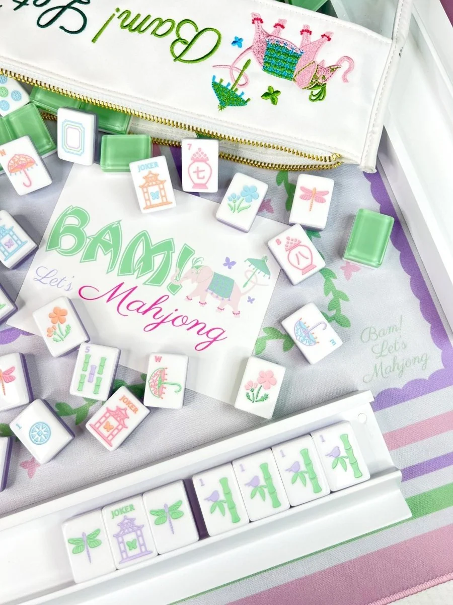 Garden Party Mahjong Tile Set