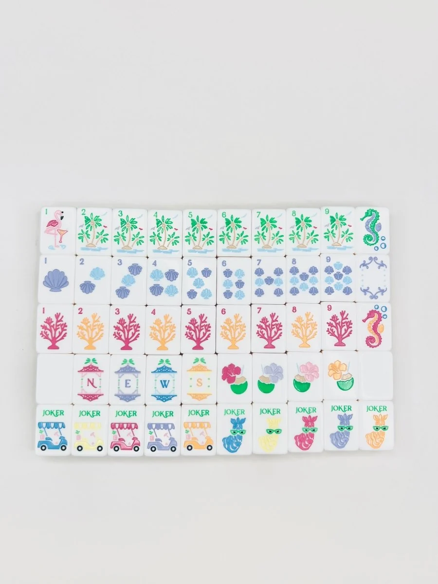 The Palm Royale Mahjong Tile Set