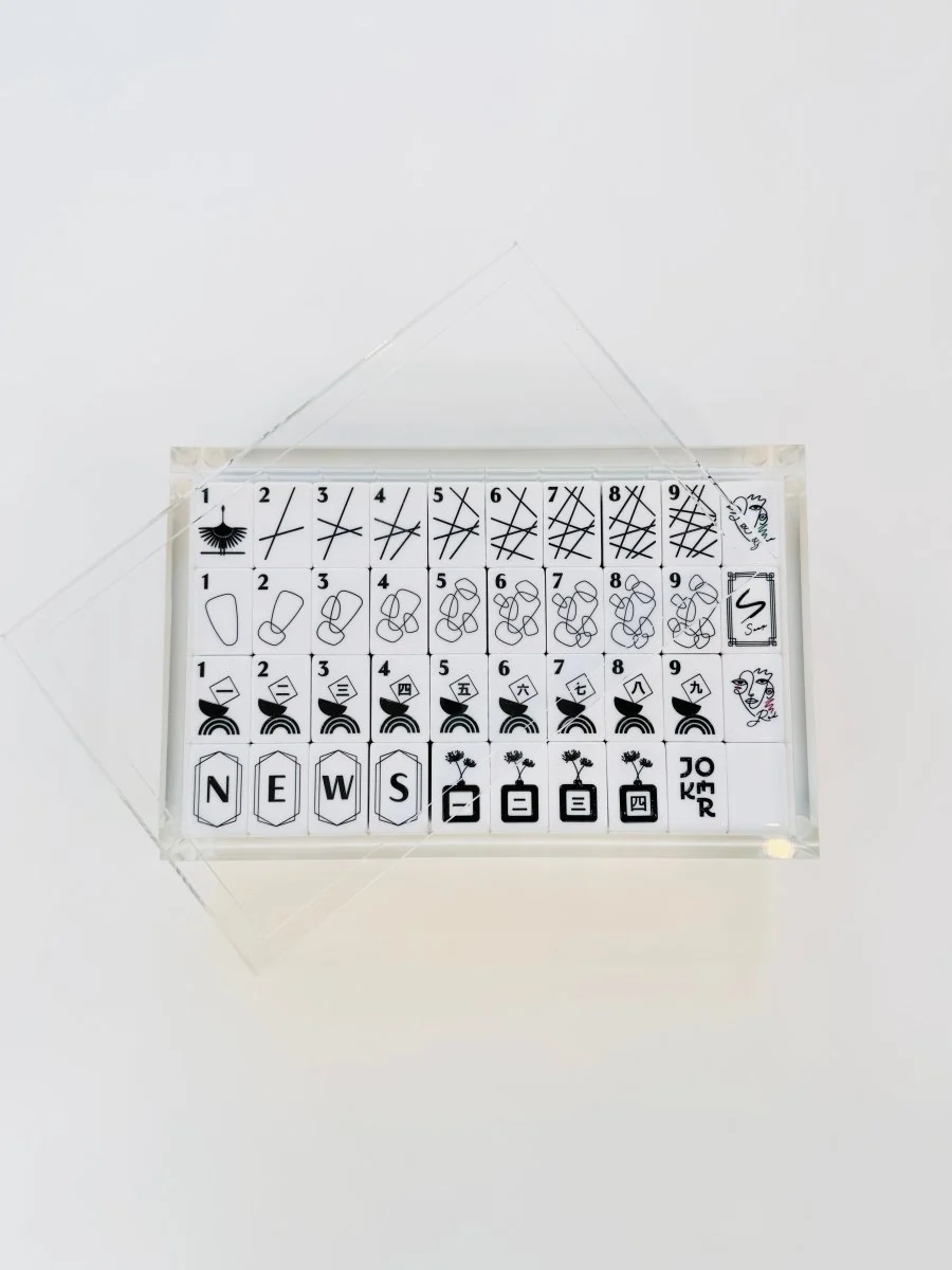 Clear Acrylic Mahjong Tile Box – Oversized